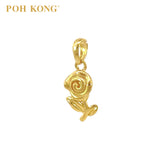 POH KONG 916/22K Yellow Gold Roses Pendant