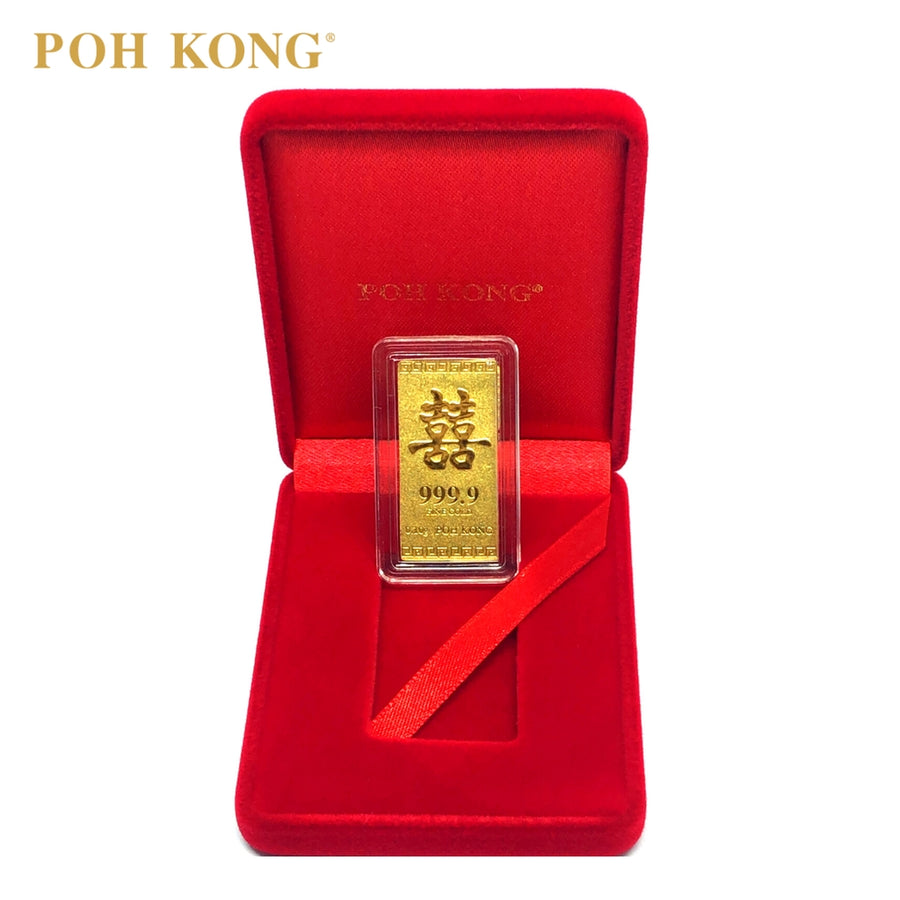 POH KONG 999/24K Pure Gold Eternal Happiness (囍) Gold Note – Poh Kong