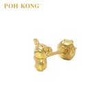 POH KONG 916/22K Yellow Gold Koala Stud Earrings