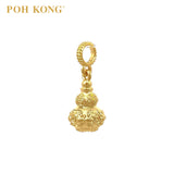 POH KONG 916/22K Yellow Gold 'FU' HuLu Bottle Gourd Blessing Pendant