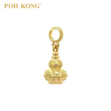 POH KONG 916/22K Yellow Gold 'FU' HuLu Bottle Gourd Blessing Pendant