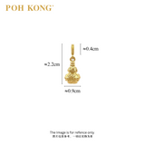 POH KONG 916/22K Yellow Gold 'FU' HuLu Bottle Gourd Blessing Pendant