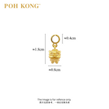 POH KONG 916/22K Yellow Gold "FU" Lion Dance Pendant