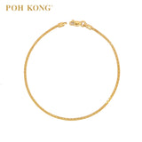 POH KONG 916/22K Yellow Gold Fine Link Bracelet
