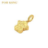 POH KONG 916/22K Yellow Gold Lucky God Pendant