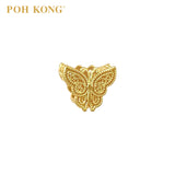 POH KONG 916/22K Yellow Gold Lace Wing Butterfly Charm