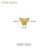 POH KONG 916/22K Yellow Gold Lace Wing Butterfly Charm