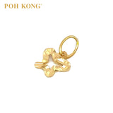 POH KONG 916/22K Yellow Gold Exquisite Smooth Back Little Butterfly Pendant