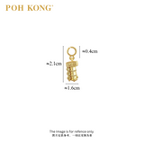 POH KONG 916/22K Yellow Gold Train Pendant