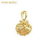 POH KONG 916/22K Yellow Gold Auspicious Peaceful Pendant