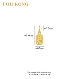 POH KONG 999/24K Yellow Gold Character For "KaiYun" Pendant