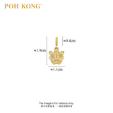 POH KONG 916/22K Yellow Gold Lion Dance Head Pendant