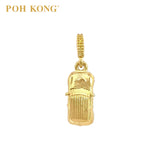POH KONG 916/22K Yellow Gold Classic Car Pendant