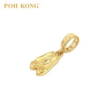 POH KONG 916/22K Yellow Gold Happy Love 3D Shoes Charm Pendant
