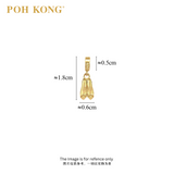 POH KONG 916/22K Yellow Gold Happy Love 3D Shoes Charm Pendant