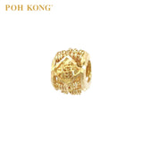 POH KONG 916/22K Yellow Gold "Fu福“ Abacus Barrel Charm