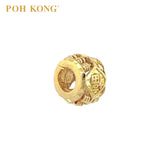 POH KONG 916/22K Yellow Gold "Fu福“ Abacus Barrel Charm