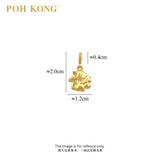 POH KONG 916/22K Yellow Gold Squirrel With Bottle Gourd Pendant