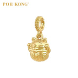 POH KONG 916/22K Yellow Gold "CAI" Lucky Cat Pendant