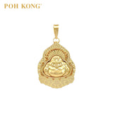 POH KONG 999/24K Yellow Gold Exquisite Buddha Pendant
