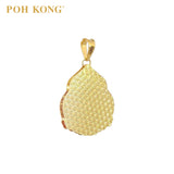 POH KONG 999/24K Yellow Gold Exquisite Buddha Pendant