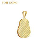 POH KONG 999/24K Yellow Gold Exquisite GuanYin Pendant