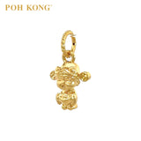 POH KONG 916/22K Yellow Gold Money God With 'YuanBao' Pendant
