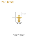 POH KONG 916/22K Yellow Gold Money God With 'YuanBao' Pendant