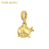 POH KONG 916/22K Yellow Gold Baby Shark Pendant