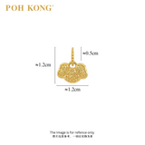 POH KONG 916/22K Yellow Gold Exquisite Ruyi Lock Pendant