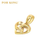 POH KONG 916/22K Yellow Gold Intertwined Love Knot Pendant