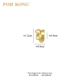 POH KONG 916/22K Yellow Gold Auspicious Snake Pendant Charm