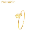 POH KONG 916/22K Yellow Gold Astronaut Mini Ring