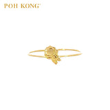 POH KONG 916/22K Yellow Gold Astronaut Mini Ring