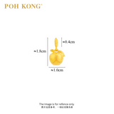 POH KONG 916/22K Yellow Gold Glossy Apple Pendant