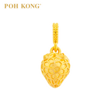 POH KONG 916/22K Yellow Gold Strawberry Pendant