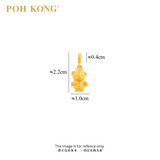 POH KONG 916/22K Yellow Gold Chef Bear Pendant