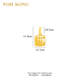 POH KONG 916/22K Gold ‘CAI' Square Abacus Pendant