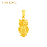 POH KONG 916/22K Yellow Gold Owlet Pendant