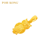 POH KONG 916/22K Yellow Gold Owlet Pendant
