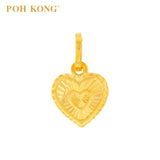 POH KONG 916/22K Gold Miniature Heart Shape Pendant_big