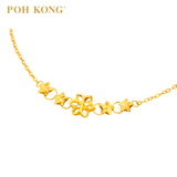 POH KONG 750/18K Yellow Gold Twinkle Chain Bracelet