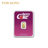 POH KONG 999.9/24K  x PAMP CHERRY COKE 40th Anniversary Gold Bar (1G)