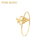 POH KONG 916/22K Yellow Gold Grape Mini Ring