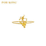 POH KONG 916/22K Yellow Gold Grape Mini Ring