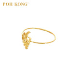 POH KONG 916/22K Yellow Gold Grape Mini Ring