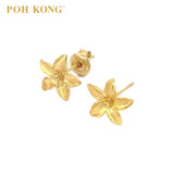 POH KONG 916/22K Gold Anggun Melur Earrings S Size