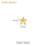 POH KONG 916/22K Gold Anggun Melur Earrings S Size