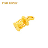 POH KONG 916/22K Yellow Gold Prosperity Gourd Pendant