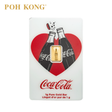POH KONG 999.9/24K x PAMP Coca - Cola Valentine's Gold Bar (1G)